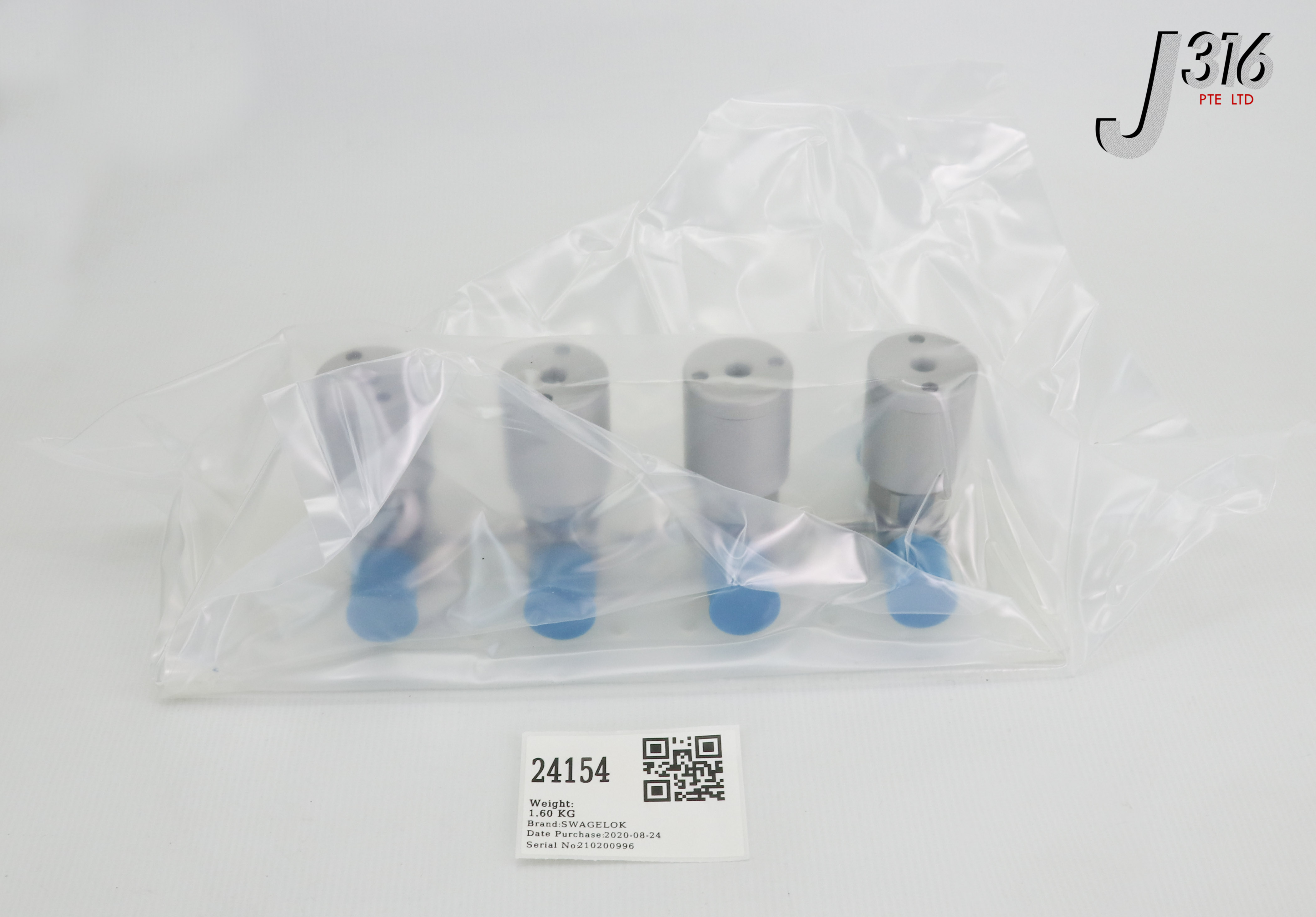 PP-「P」 24154 SWAGELOK 4 VALVE MANIFOLD, GAS DELIVERY (NEW) 6LVV-DP13704P